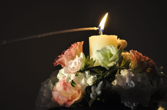 キャンドルサービスを盛り上げる演出